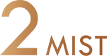 2 mist Gold Gradient icon that says 2 mist