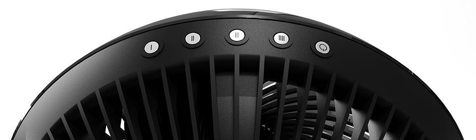 660AE Controls 660 AE large air circulator's control panel