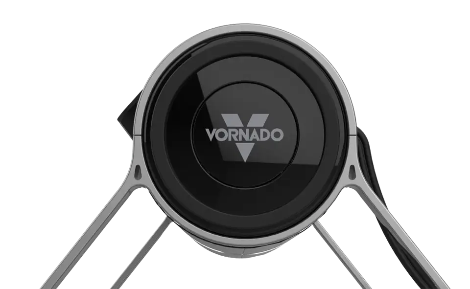 airbar side view horizontal tower fan airbar side view horizontal tower fan withe the Vornado logo shown.