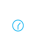 Alexa Schedule Badge House with blue clock icon