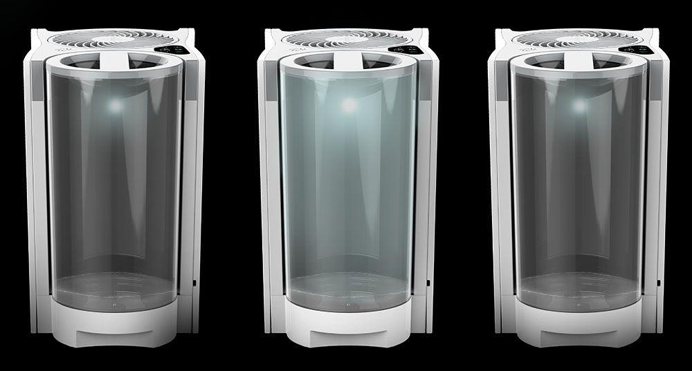 EVDC Tank Notification VDC300 Evaporative Humidifier tanks lit up