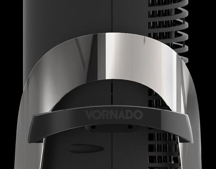 OSCR37 StyleFunction Side view of a OSCR37 Oscillating tower circulator, showing off the handle