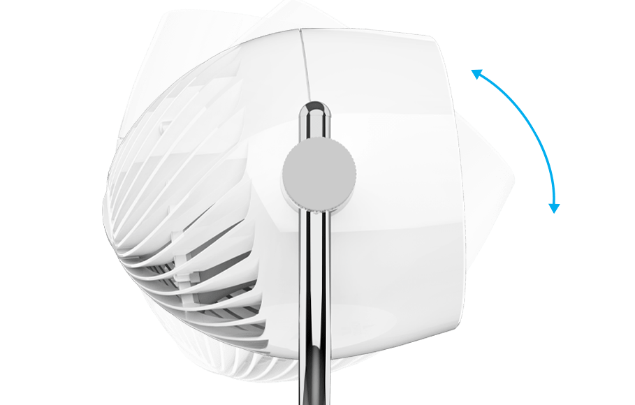 Pivot3U Pivoting Function Pivot3U Compact Air Circulator Pivoting Function