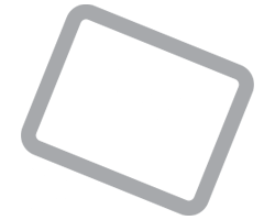 safety tipover protection Tip over Safety icon of a rectangle with the V inside at a slant, indicating the heater will shut off if tipped