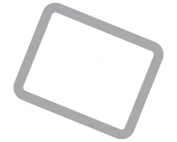 safety tipover protection Tip over Safety icon of a rectangle with the V inside at a slant, indicating the heater will shut off if tipped