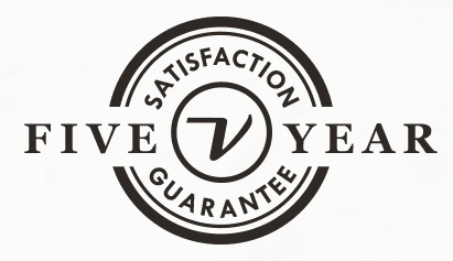 Silver Swan Alchemy 5 year Logo Silver Swan Alchemy Warranty Logo that says 5 Year Satisfaction Guarantee